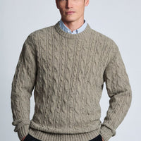 Brook Taverner Alleford Nep Crew Neck Jumper