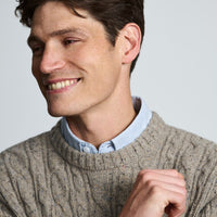 Brook Taverner Alleford Nep Crew Neck Jumper