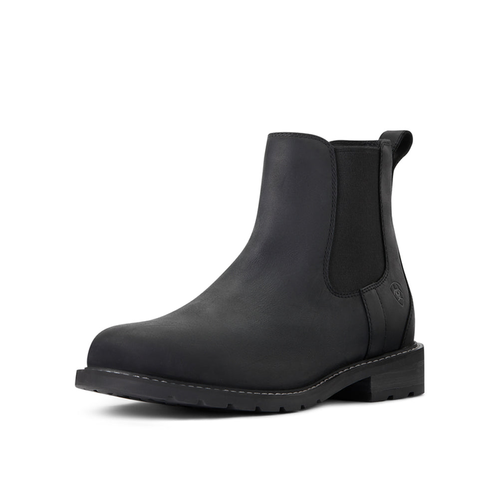 Ariat MENS Wexford Waterproof Chelsea Boots in Black