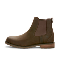 Ariat MENS Wexford Waterproof Chelsea Boots in Java