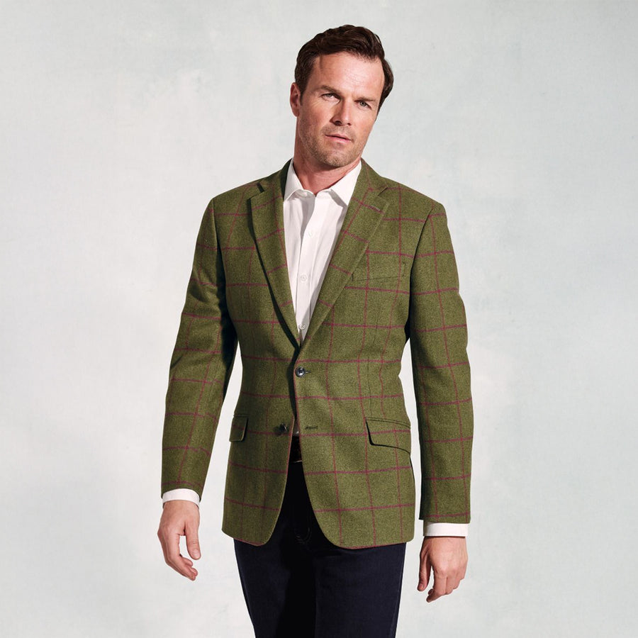 #Brook Taverner Edlingham Classic Fit Jacket Green