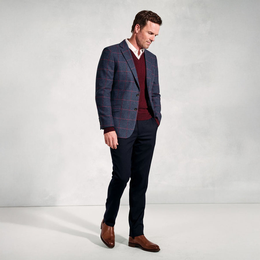 Brook Taverner Edlingham Classic Fit Jacket Blue