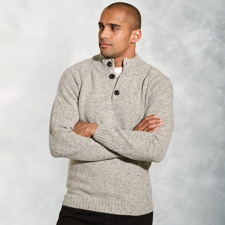 Brook Taverner Raglan Button Neck