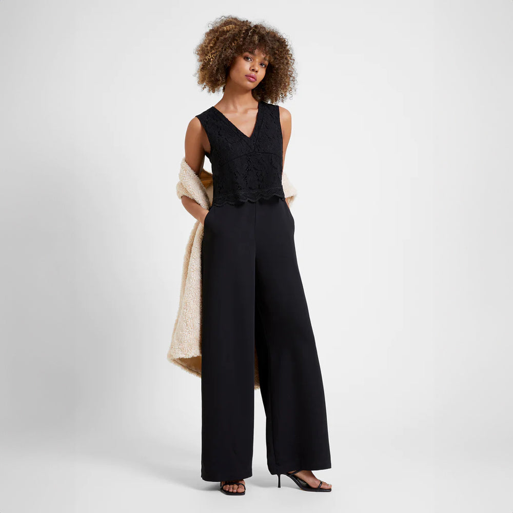 Great Plains Marylebone Lace V-Neck Jumpsuit