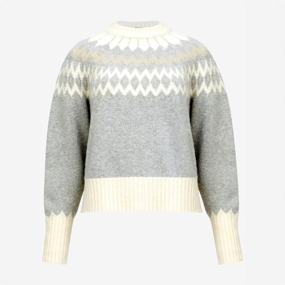 Great Plains Winter Pattern Knit Crew Neck Jumper