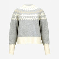 Great Plains Winter Pattern Knit Crew Neck Jumper