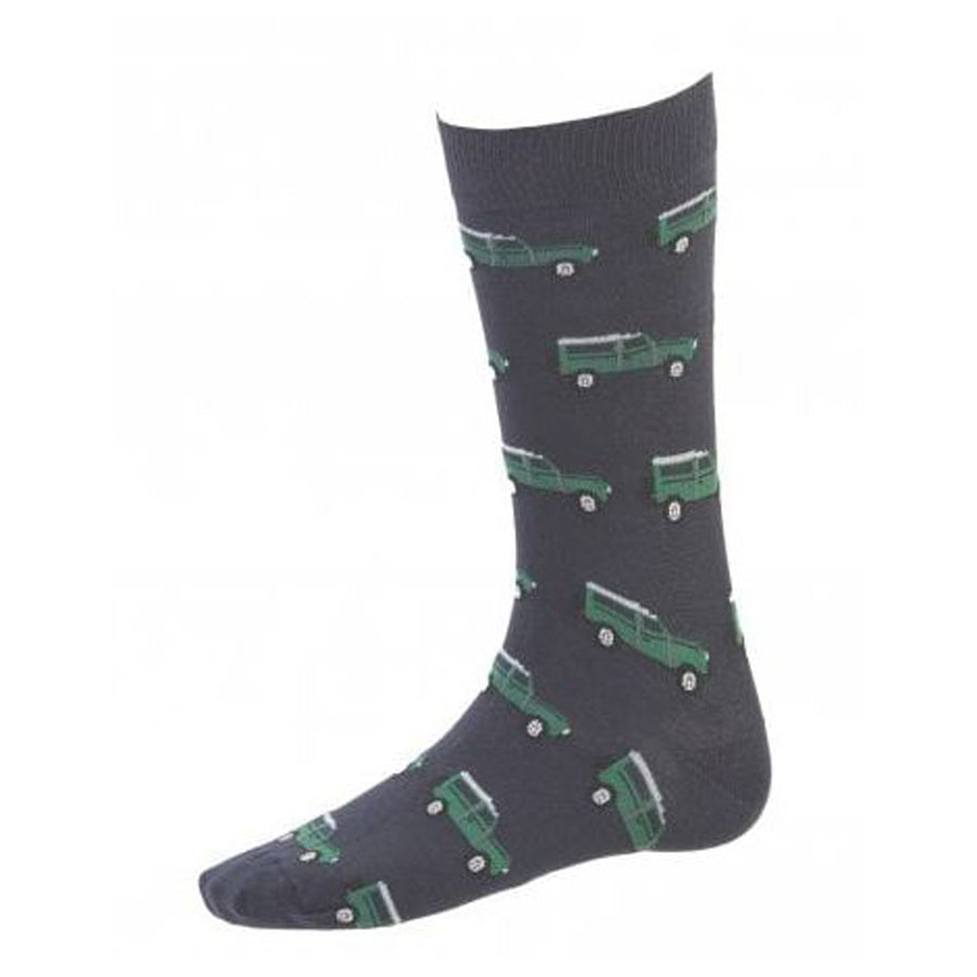 House of Cheviot Mens Landrover Patterned Socks