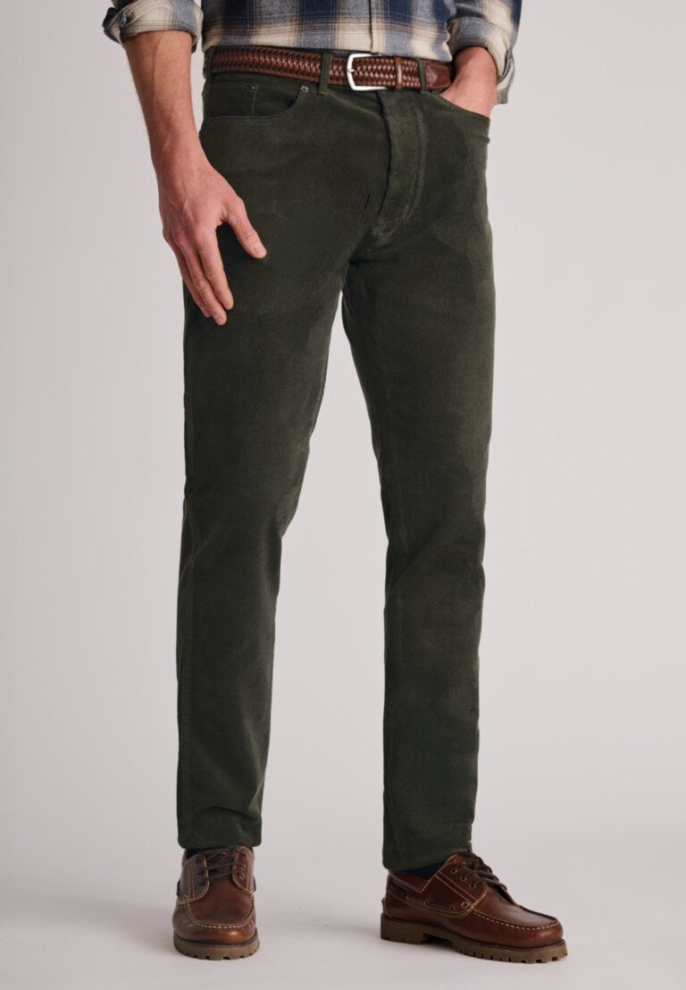 Brook Taverner Lewis Cord 5 Pocket Trouser