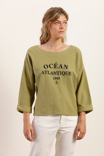 Mat De Misaine Organic Cotton Embroidered Sweatshirt