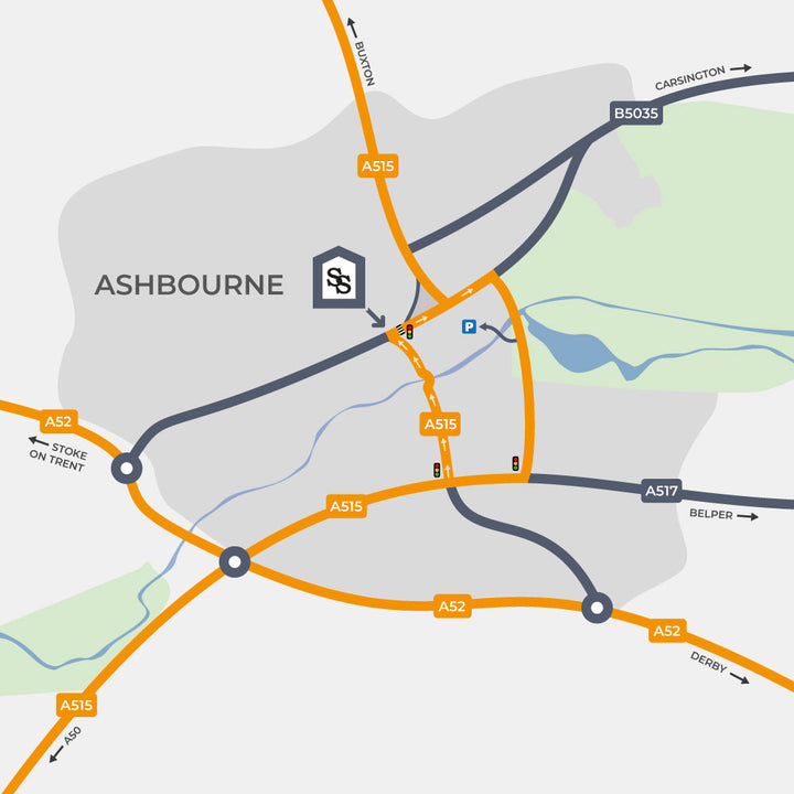 De6 Postcode Map The best in country fashion | Sinfoil & Slater