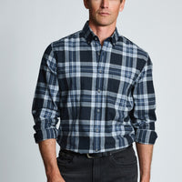 Brook Taverner Large Melange Check Shirt