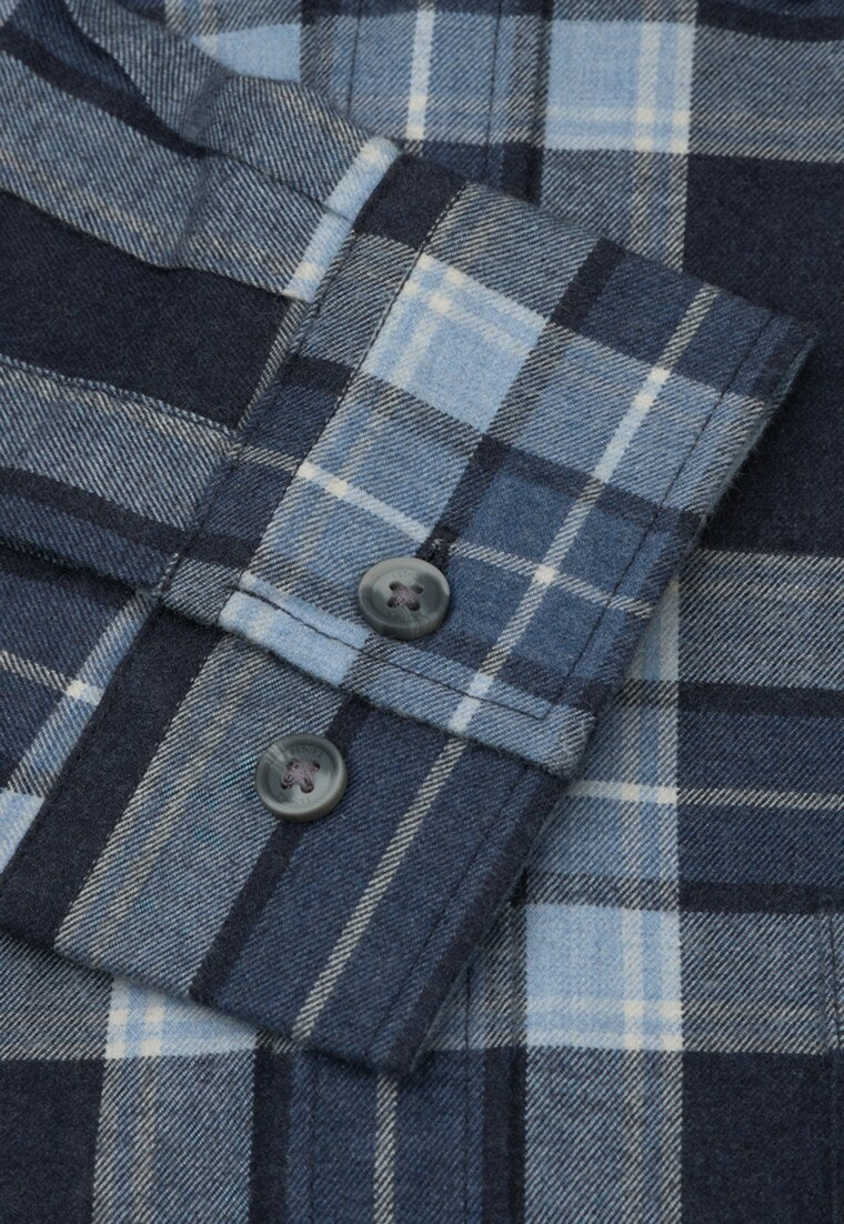 Brook Taverner Large Melange Check Shirt