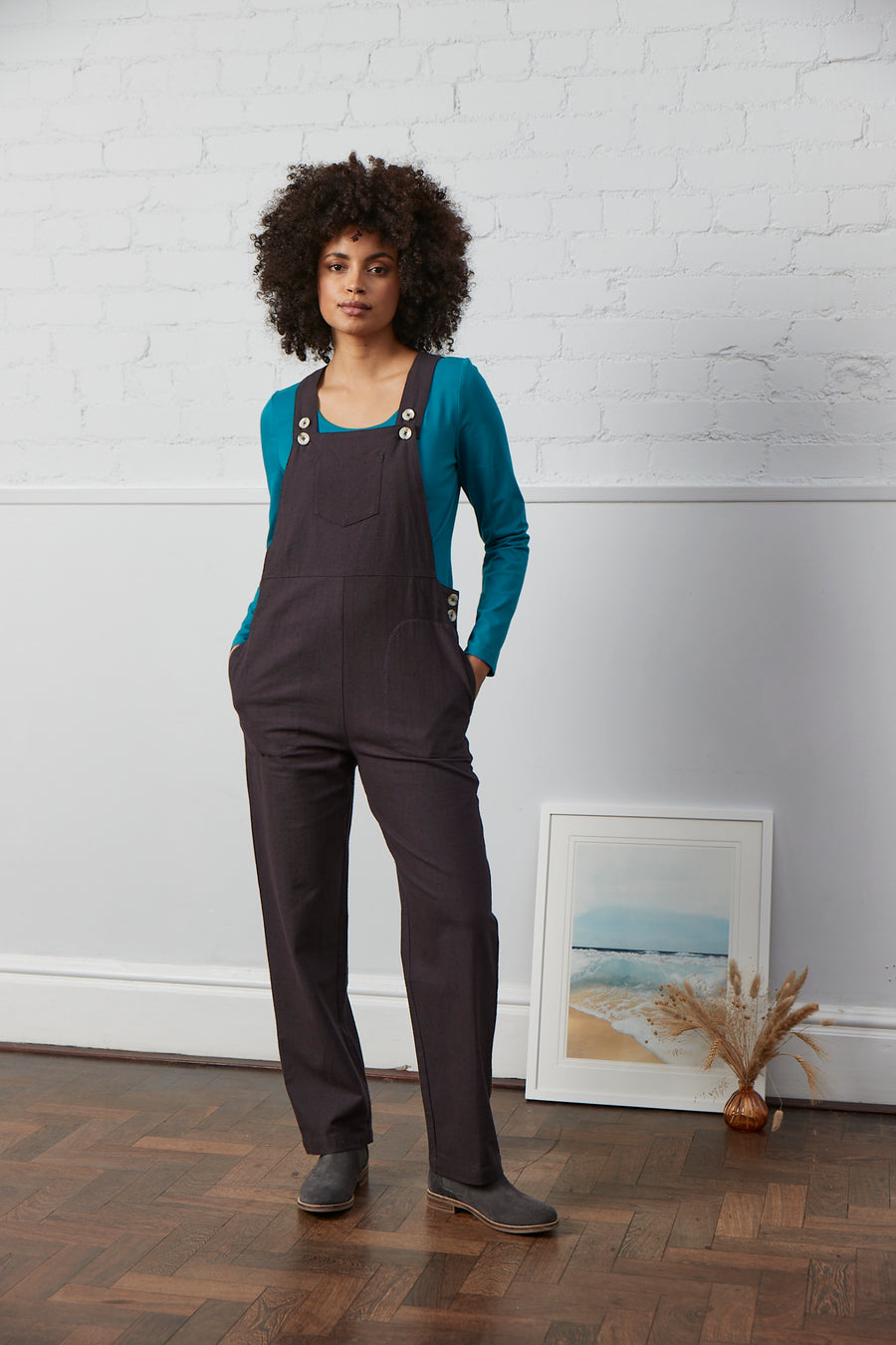 Nomads Full Length Cotton Dungarees -30% at Checkout