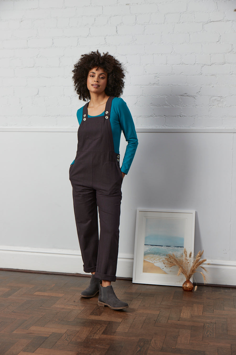 Nomads Full Length Cotton Dungarees