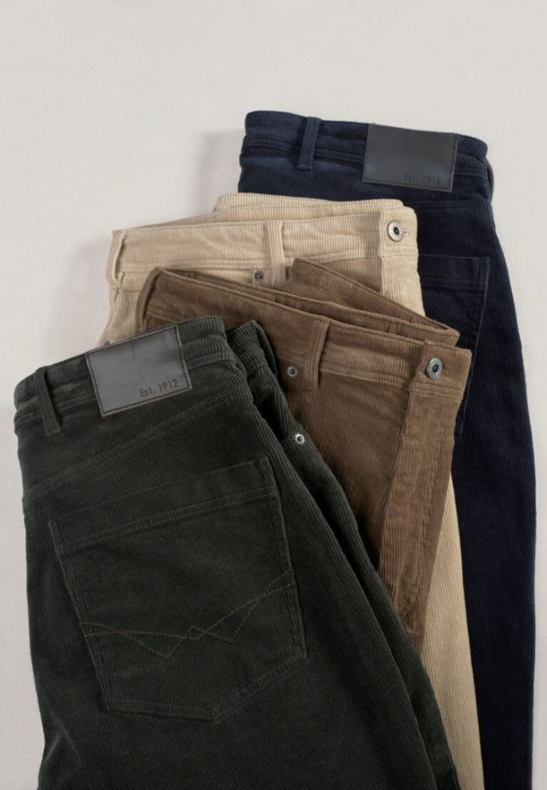 Brook Taverner Lewis Cord 5 Pocket Trouser