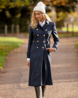 Latham & Taylor Double Breasted Tweed Coat