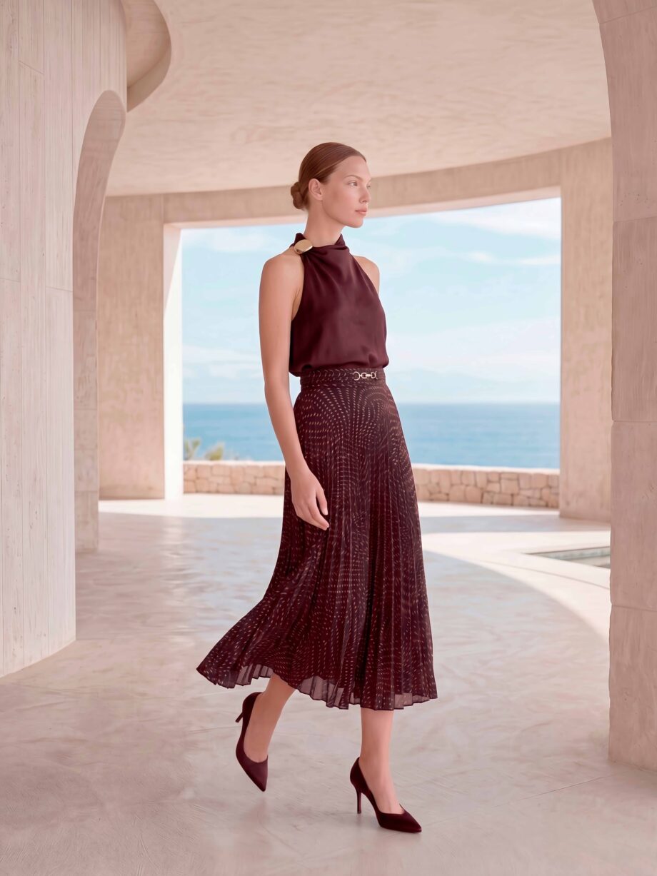 Carla Ruiz Pleated Skirt