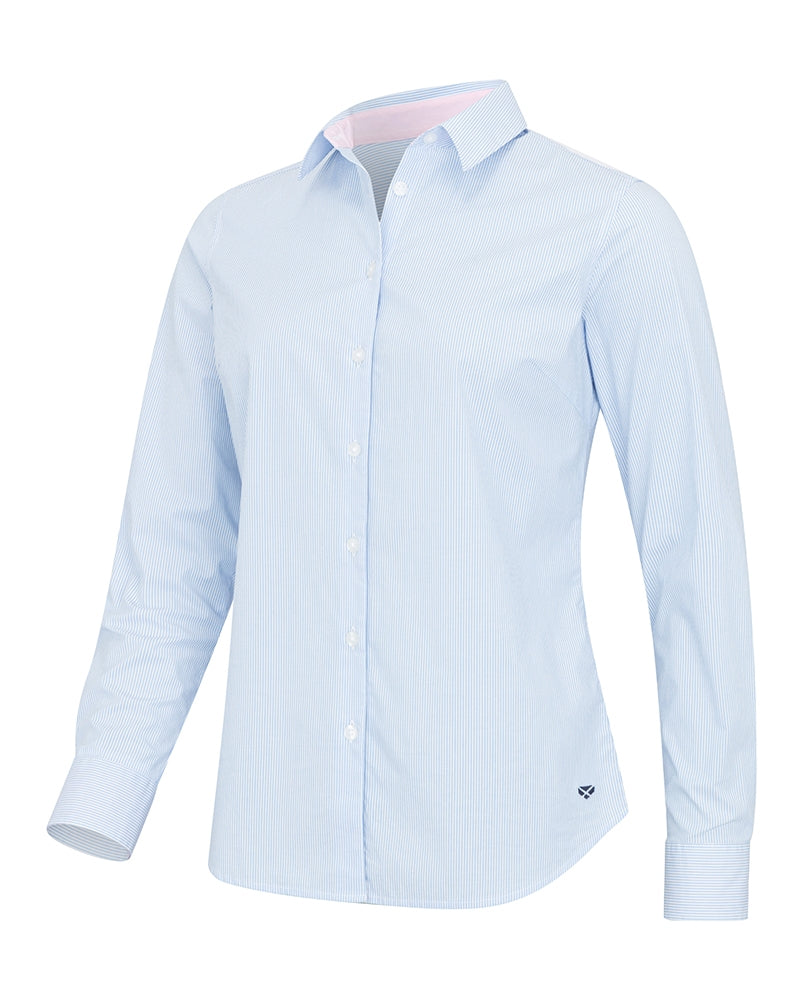 Hoggs Of Fife Inlgiston Strech Strip Shirt