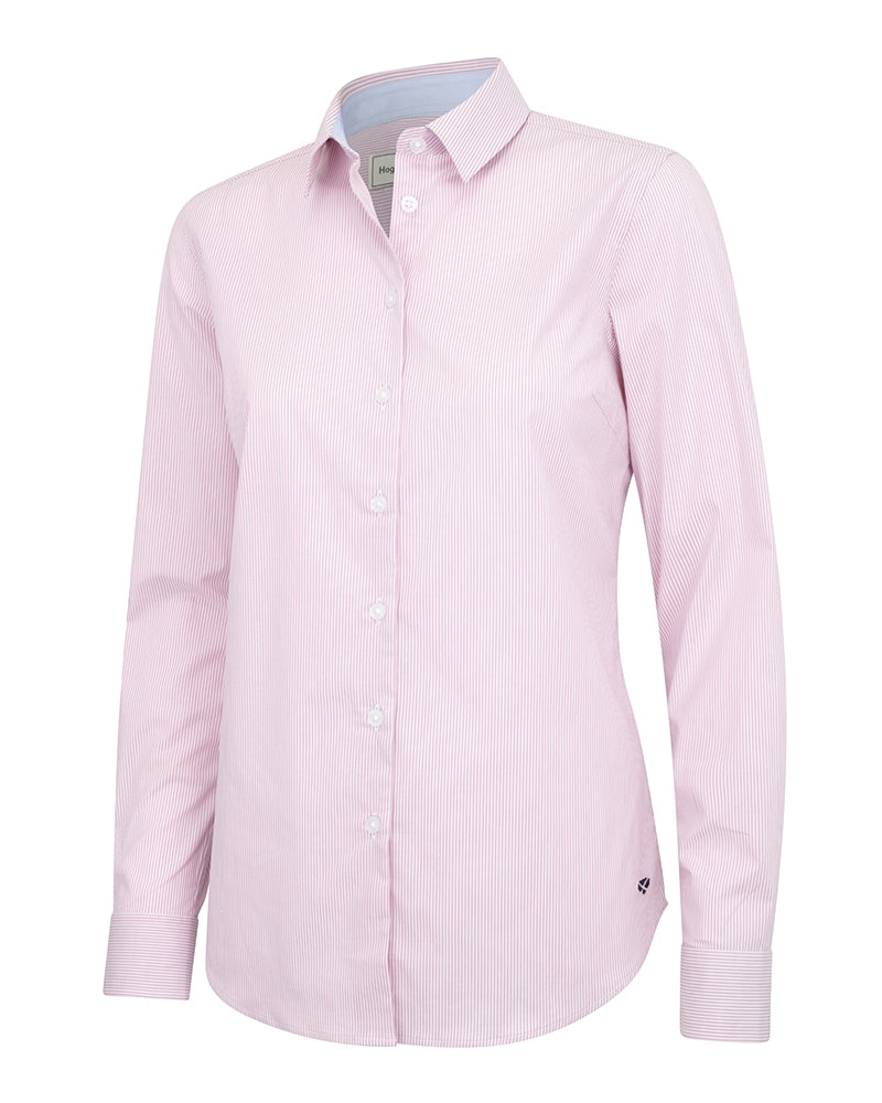 Hoggs Of Fife Inlgiston Strech Strip Shirt