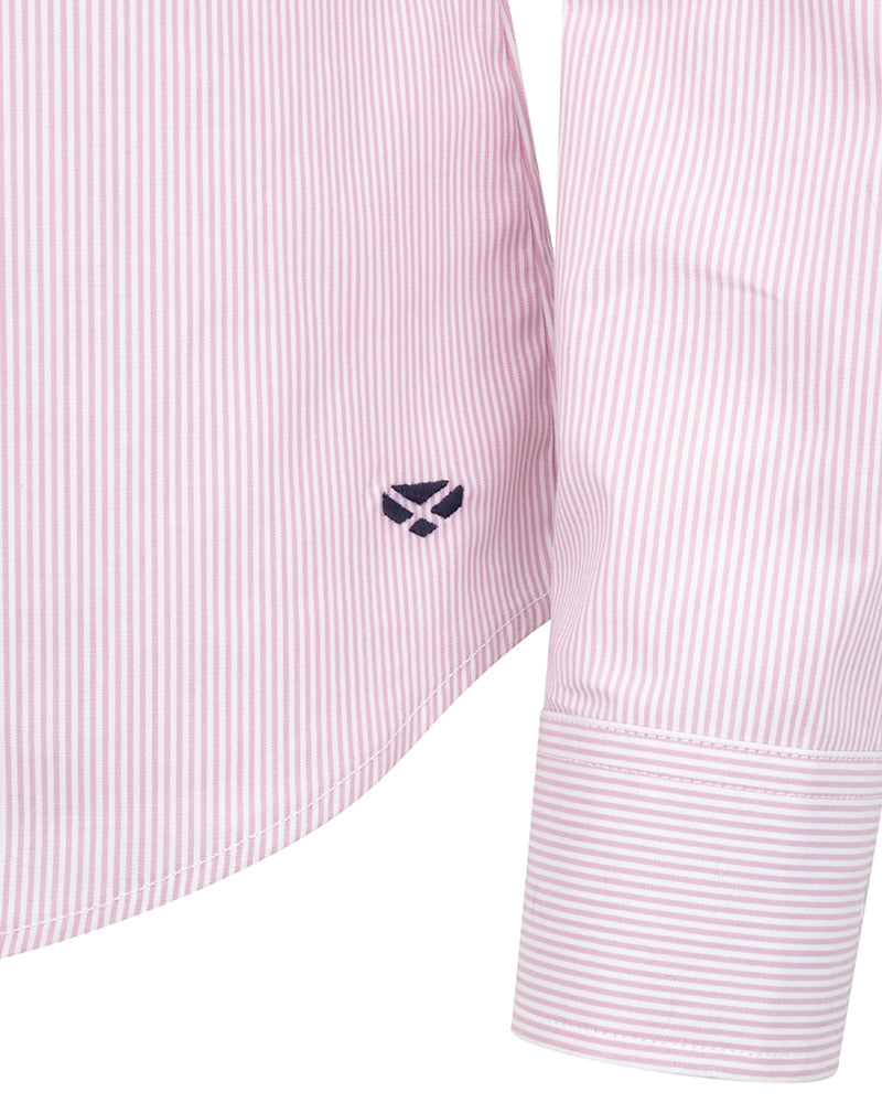 Hoggs Of Fife Inlgiston Strech Strip Shirt
