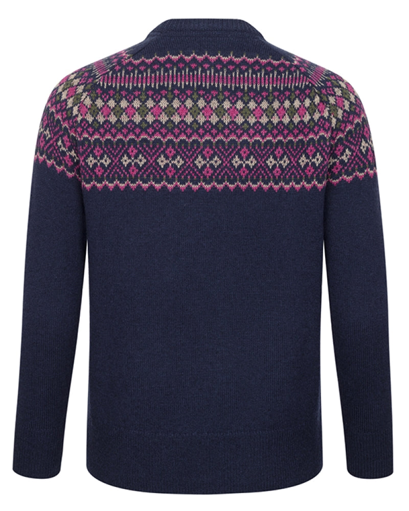 Hoggs Ladies Jura Fair Isle Crew Neck