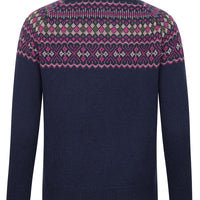 Hoggs Ladies Jura Fair Isle Crew Neck
