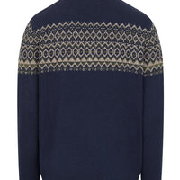 Hoggs Mens Colonsay Fair Isle 1/4 Zip Pullover