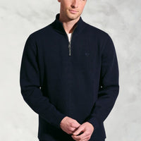 Brook Taverner Redgrave Zip Neck Jumper
