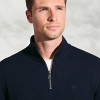 Brook Taverner Redgrave Zip Neck Jumper