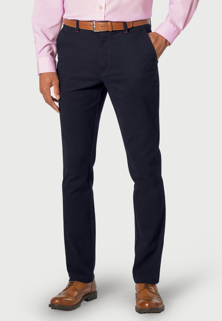 Brook Taverner Seychelles Twill Classic and Tailored Fit Trouser