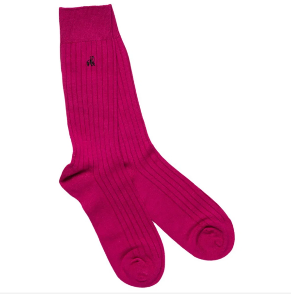 Swole Panda Cerise Socks