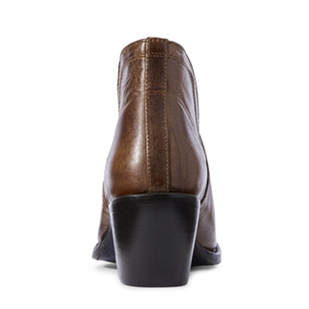 Ariat Women's Exotic Python Dixon Western Booties - Snip Toe, White