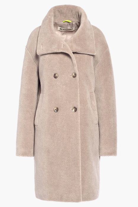 Beaumont Double Breasted Teddy Coat