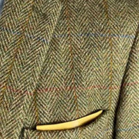 Harris Tweed Stomay Tailored fit Jacket detail